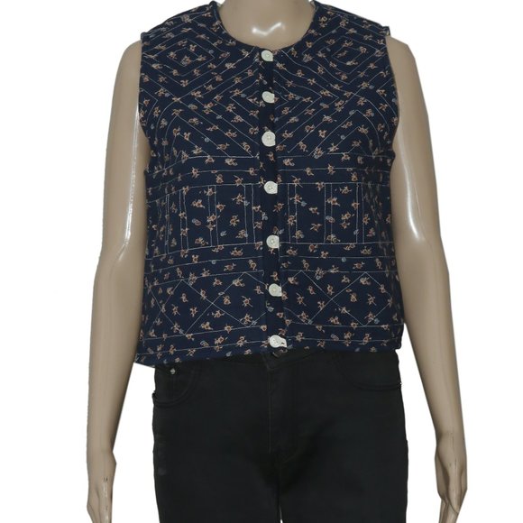 Leon & Harper Voisin Bellis Jacket Reversible Vest S - Picture 5 of 9